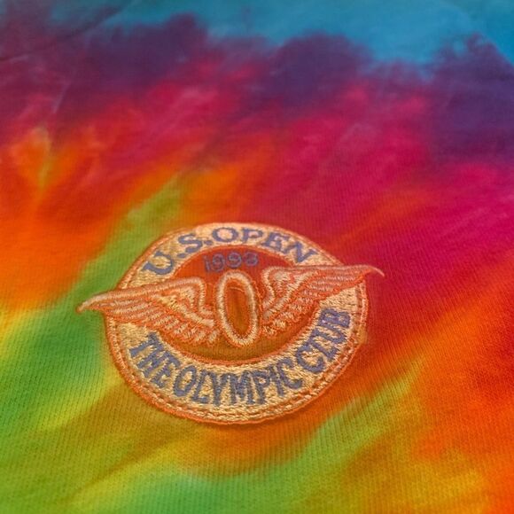VTG 1998 US Open Olympic Club Tie Dye Shirt‎ - Picture 3 of 8